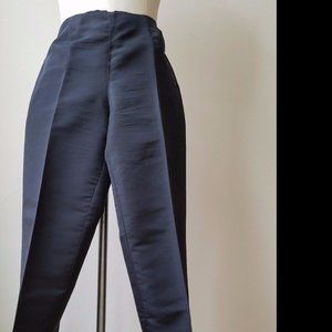 Alberta Ferretti Woman Silk Black Pants-Slacks